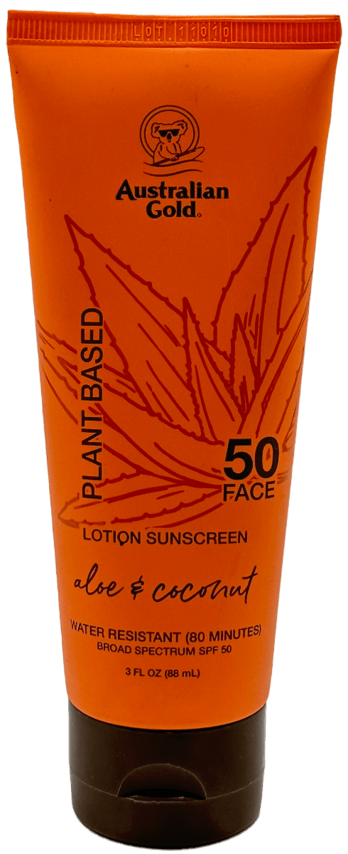 Australian Gold Lotion Sunscreen- Aloe & Coconut – 3 FL OZ